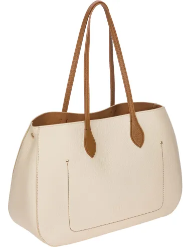 Bric's Gondola shopping bag, cream-brown