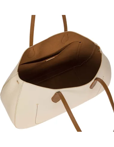 Bric's Gondola shopping bag, cream-brown