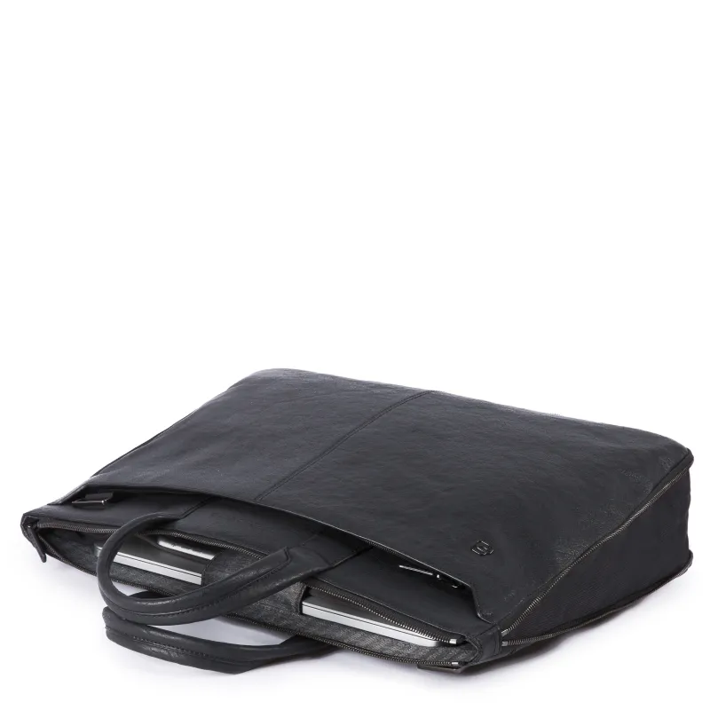 Slim expandable laptop briefcase 2