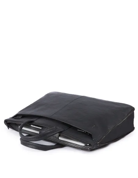 17,3" Laptop-Tasche mit Doppelgriff Black Square