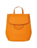 Bric's Gondola women's leather backpack, orange