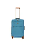 Bric's X-Collection medium trolley in recycled fabric, sky blue