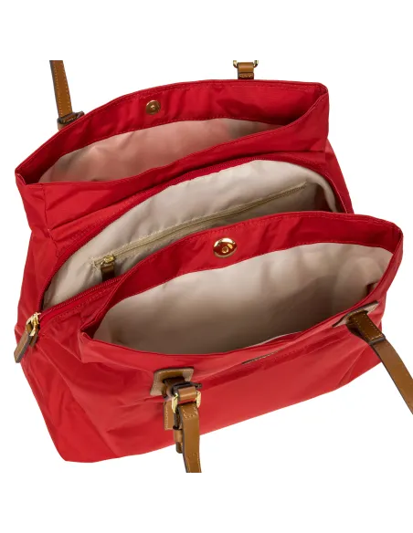 Medium Shopping bag with three dividers X-Collection, red