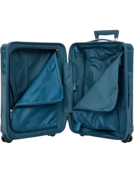 Brics Positano großer erweiterbarer Trolley, petrol blue