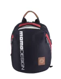 MOMODESIGN nylon laptop backpack, blue-red