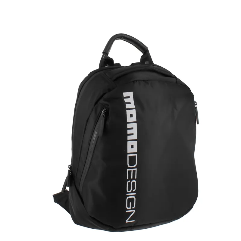 MOMODESIGN OVO Laptop-Rucksack aus Nylon, schwarz-weiß 2