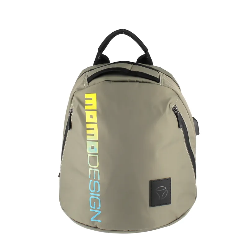 Zaino porta pc con accesso USB Momo Design, grey decal