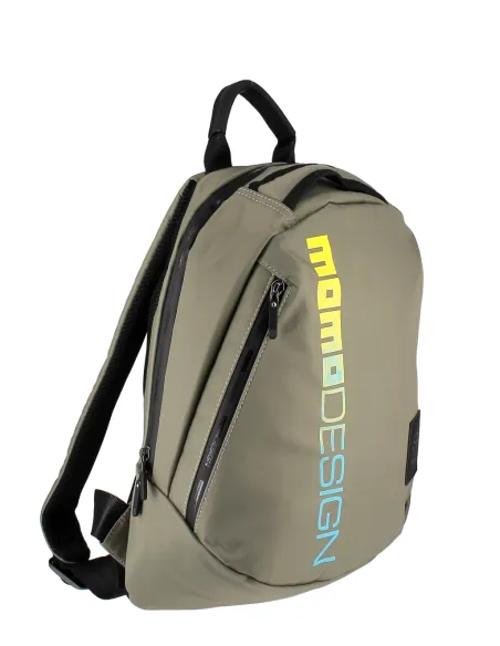 MOMODESIGN OVO nylon laptop backpack, grey decal