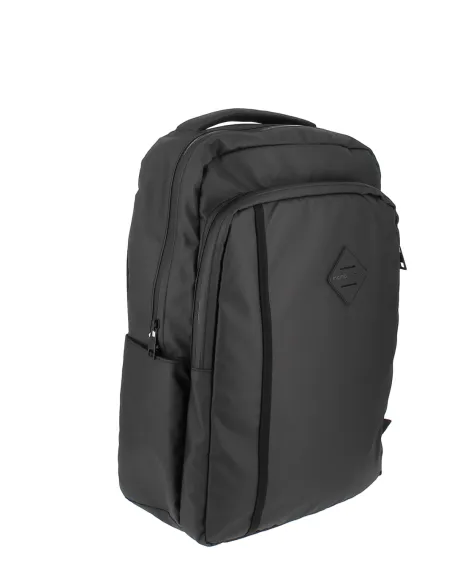 MOMODESIGN Sport-Rucksack mit Computerfach, schwarz