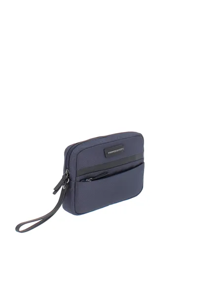 Pochette uomo con manico Momo Design, blu