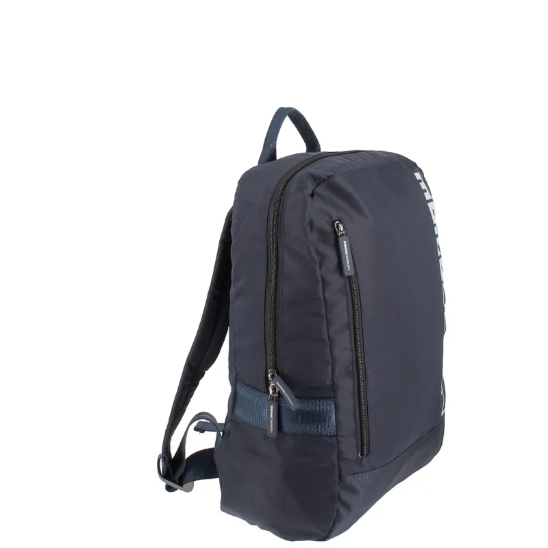 MOMODESIGN Nylon-Rucksack, blau-weiß 2