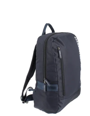 MOMODESIGN Nylon-Rucksack, blau-weiß