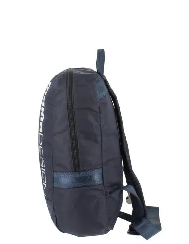 MOMODESIGN nylon backpack, blue-white