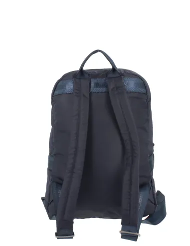 Zaino sportivo Momo Design, blue-bianco