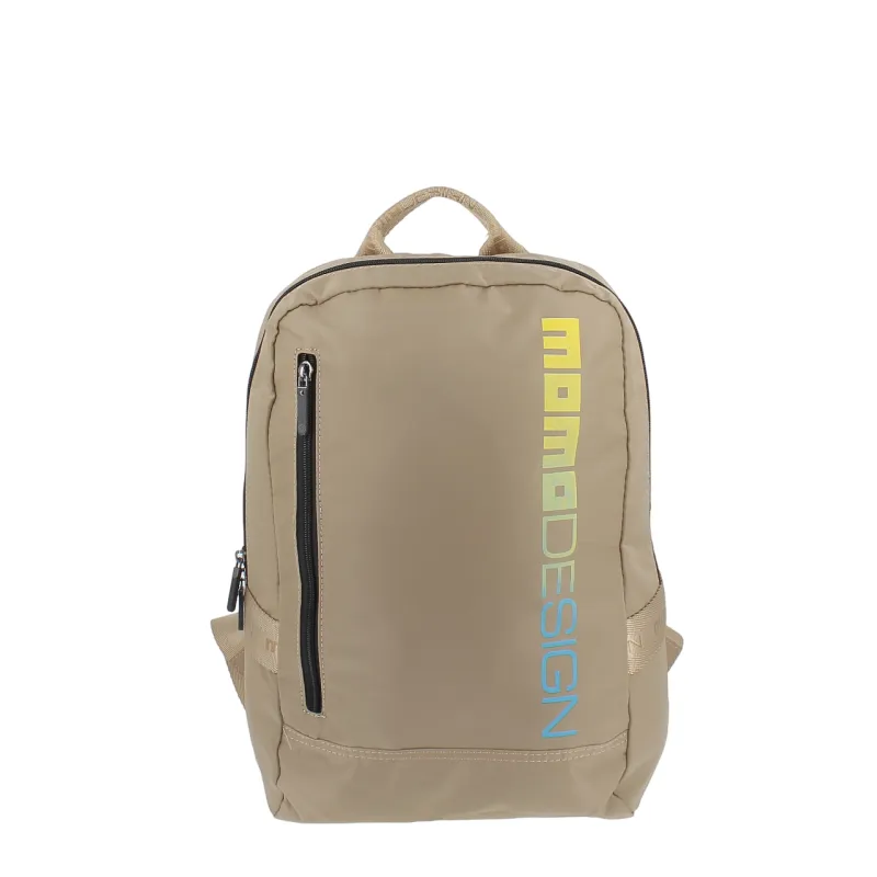 Zaino sportivo Momo Design, beige-giallo