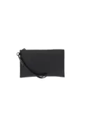 MOMODESIGN Men's slim pouch bag with removable handle, black