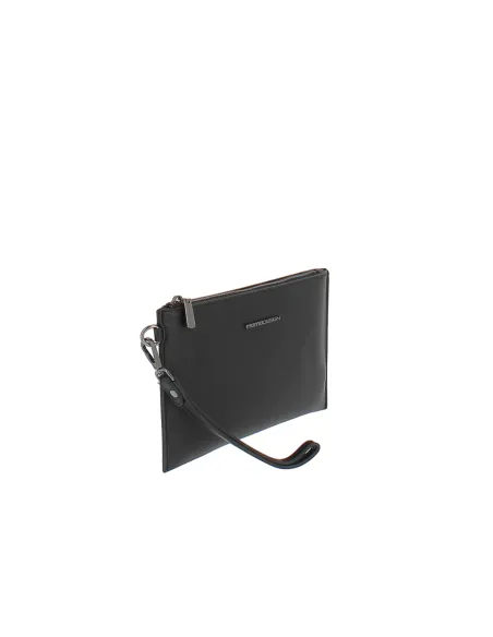 MOMODESIGN Men's slim pouch bag with removable handle, black
