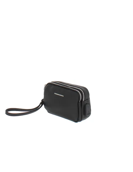 MOMODESIGN Men's clutch bag with two compartments and USB port, black