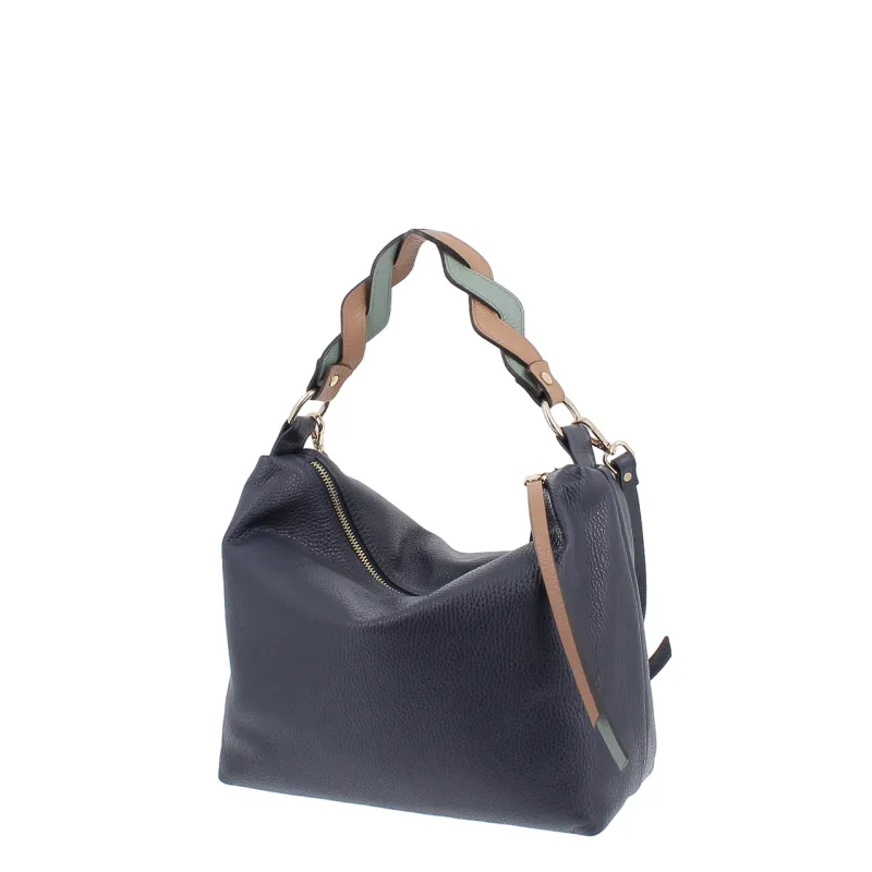 Gianni Notaro Mittlere Schultertasche mit geflochtenem... 2