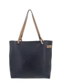 Gianni Notaro leather shopping bag, blue