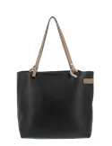 Gianni Notaro leather shopping bag, black