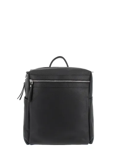 Gianni Notaro women's leather backpack, black