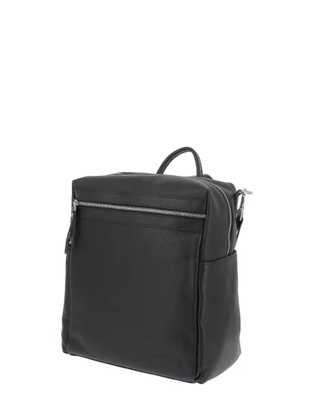 Gianni Notaro women's leather backpack, black