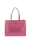 The Bridge Mirra horizontal shopping bag with zip closure, pink