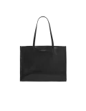 The Bridge Mirra horizontal shopping bag with zip closure, black