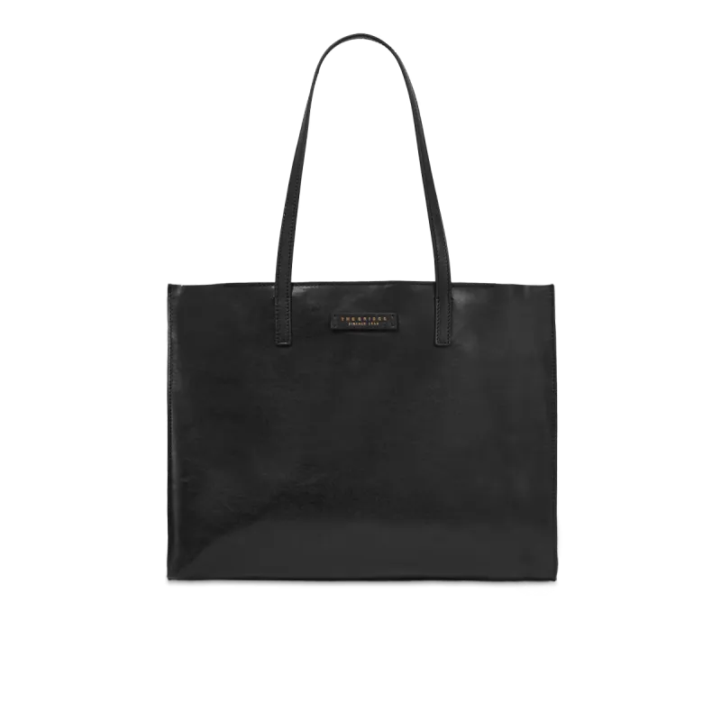 Shopping The Bridge Mirra con chiusura con zip, nera