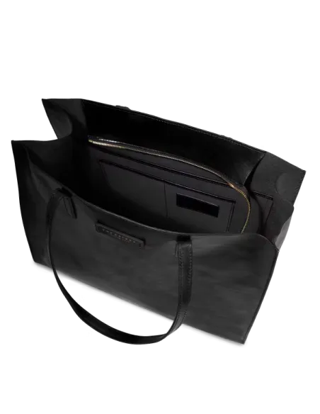 Shopping The Bridge Mirra con chiusura con zip, nera