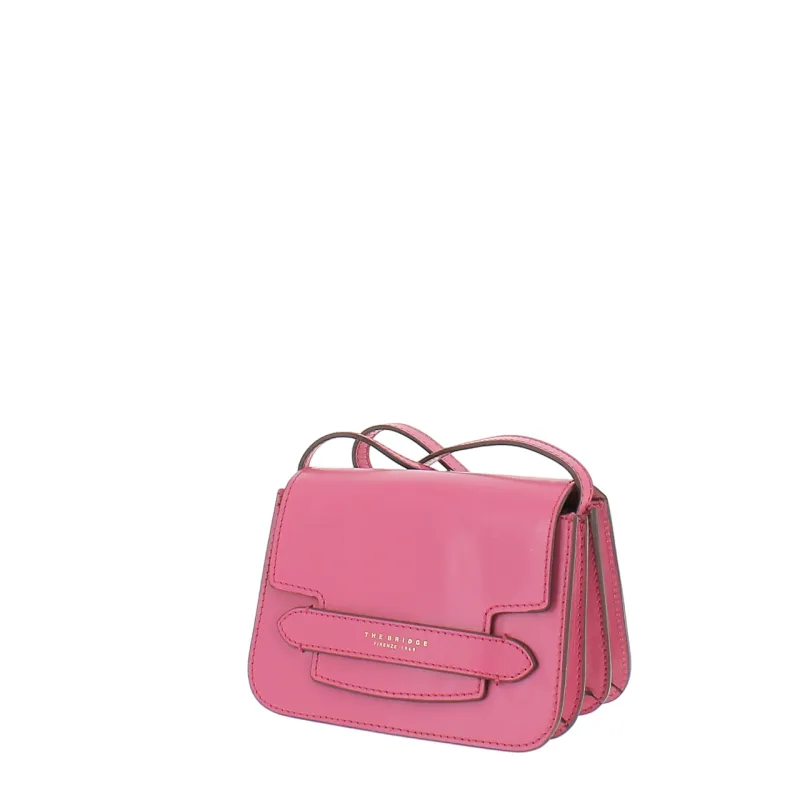Borsa a tracolla con pattina The Bridge Lucrezia, rosa 2