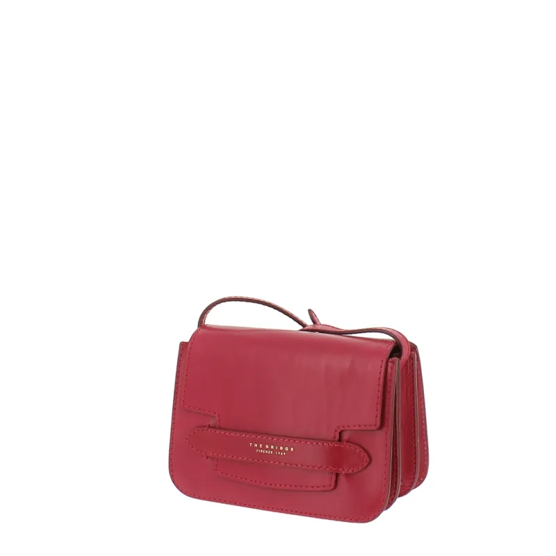 Borsa a tracolla con pattina The Bridge Lucrezia, rossa 2
