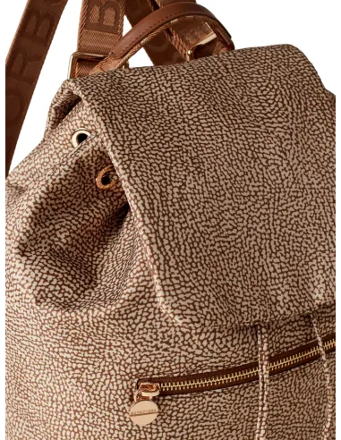 Zainetto medio Borbonese, beige-marrone