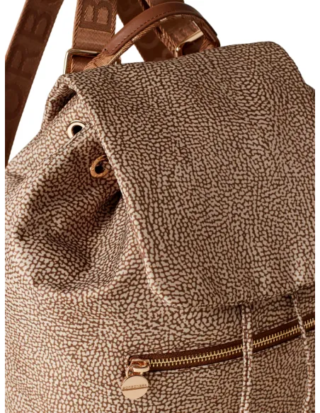 Zainetto medio Borbonese, beige-marrone