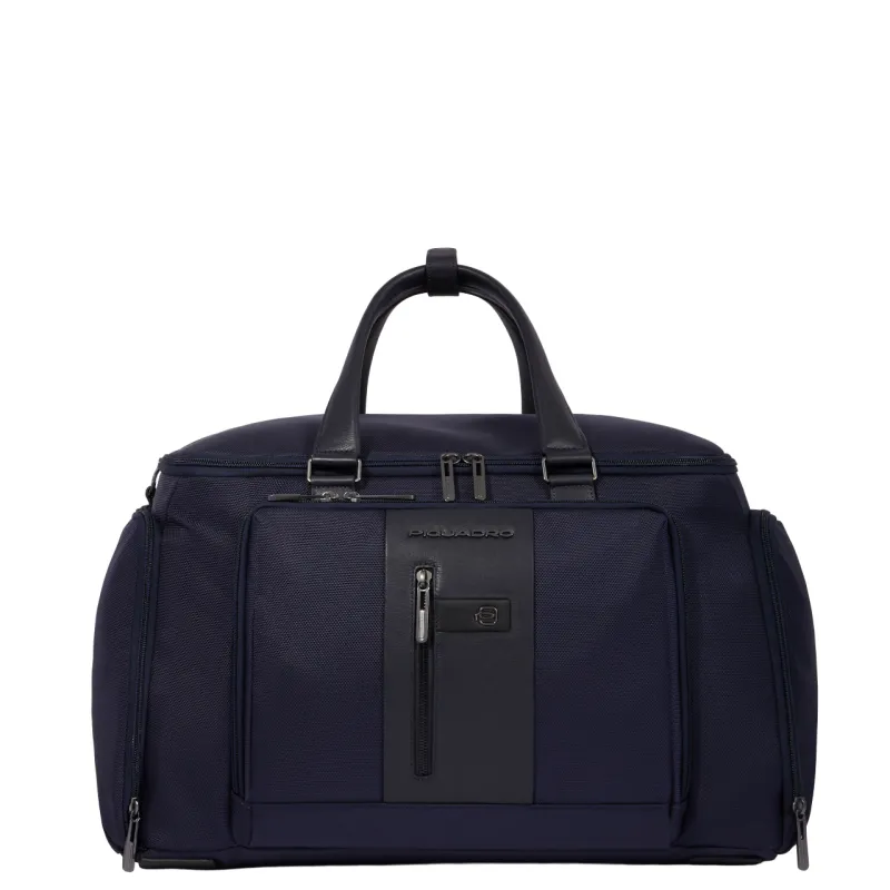 Piquadro Brief2 duffle bag with laptop compartment, blue