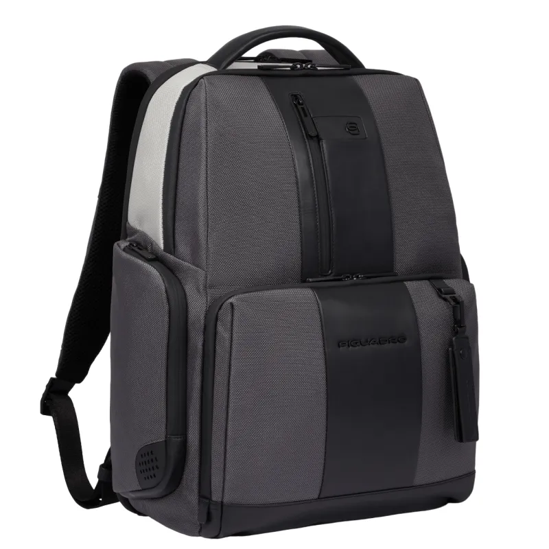 Piquadro Brief2 Special 15,6" Laptop-Rucksack, grau-schwarz 2