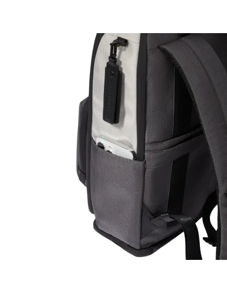 Zaino da viaggio porta PC da 15,6 Piquadro Brief2, grigio-nero