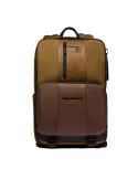 Piquadro Brief2 Special travel backpack with computer compartment, brown