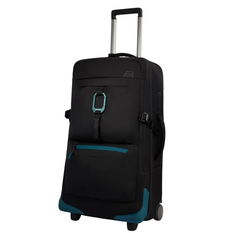 Piquadro Corner 2.0 medium trolley, black 2