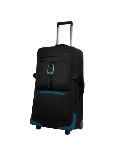 Piquadro Corner 2.0 medium trolley, black