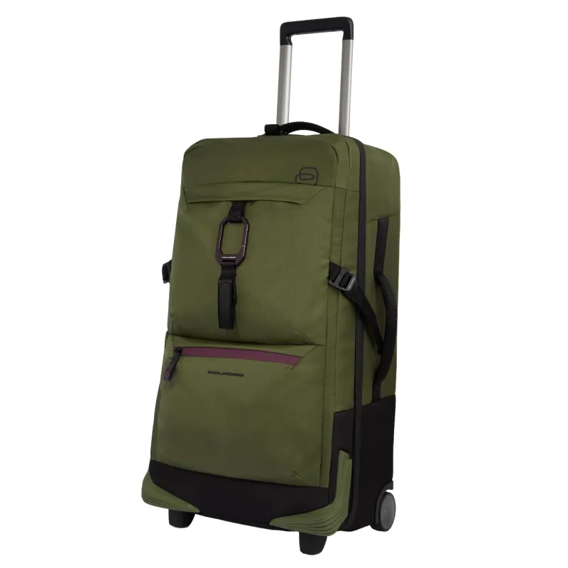 Trolley medio Piquadro Corner 2.0, verde 2