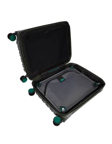 Piquadro PQ-LightS3 carry on trolley, green