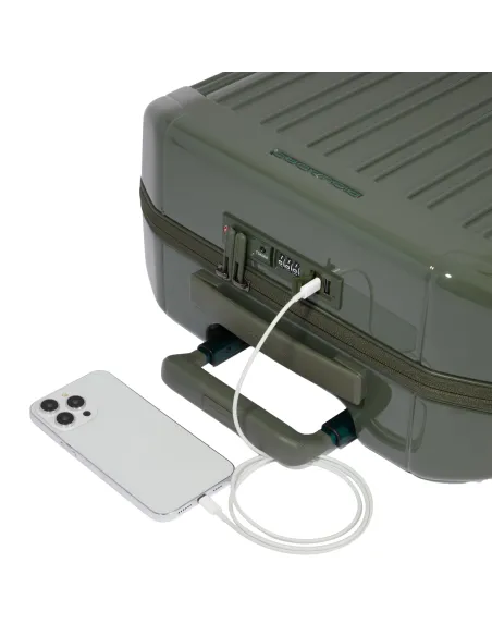 Trolley cabina Piquadro PQ-Light, verde