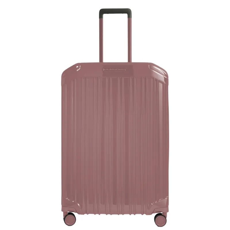 Piquadro PQ-LightS3 medium expandable trolley, pink