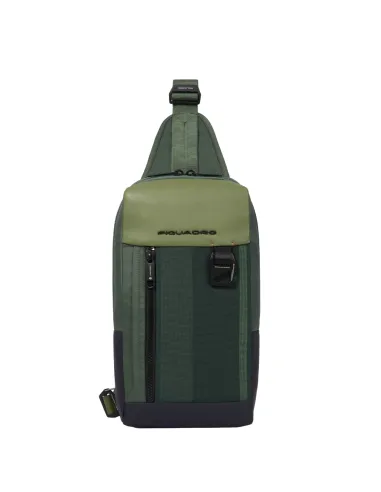 Piquadro Steve monoslig bag, green