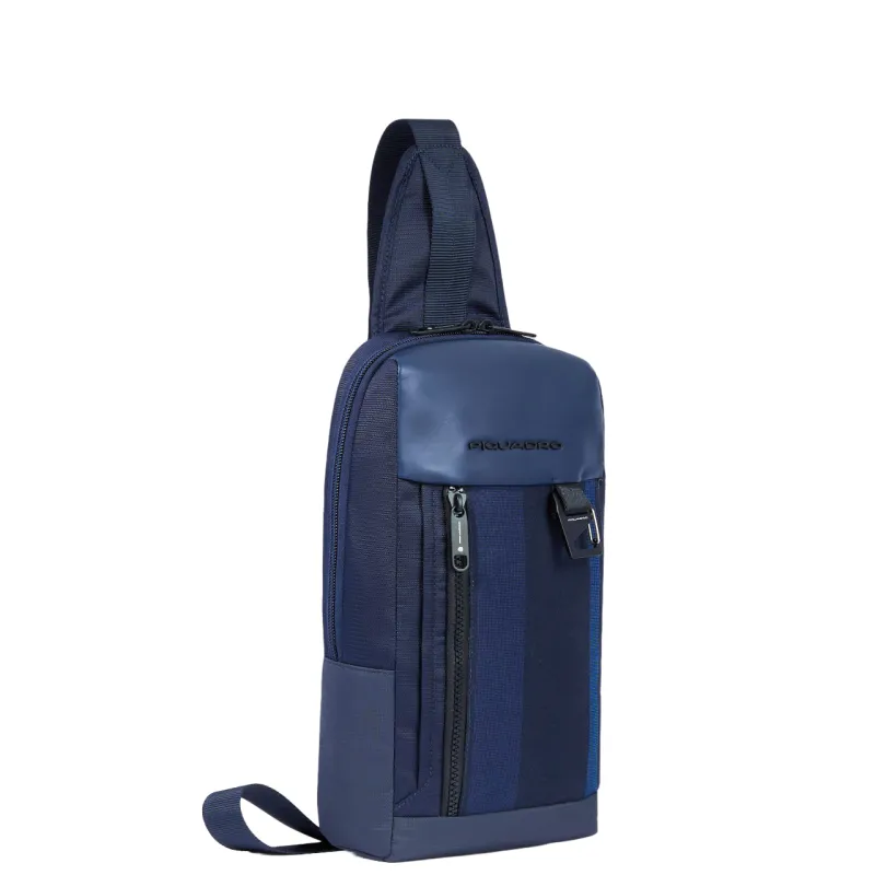 Piquadro Steve monoslig bag, blue 2