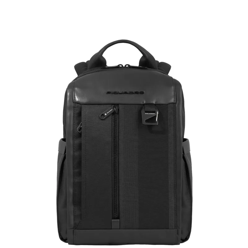 Zaino piccolo porta pc da 13,3" Piquadro Steve, nero
