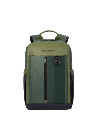Piquadro Steve small laptop backpack, green