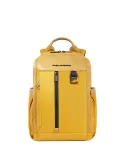 Piquadro Steve small laptop backpack, yellow